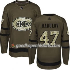 Montreal Canadiens Alexander Radulov 47 Adidas 2017-2018 Camo Groen Authentic Shirt - Mannen